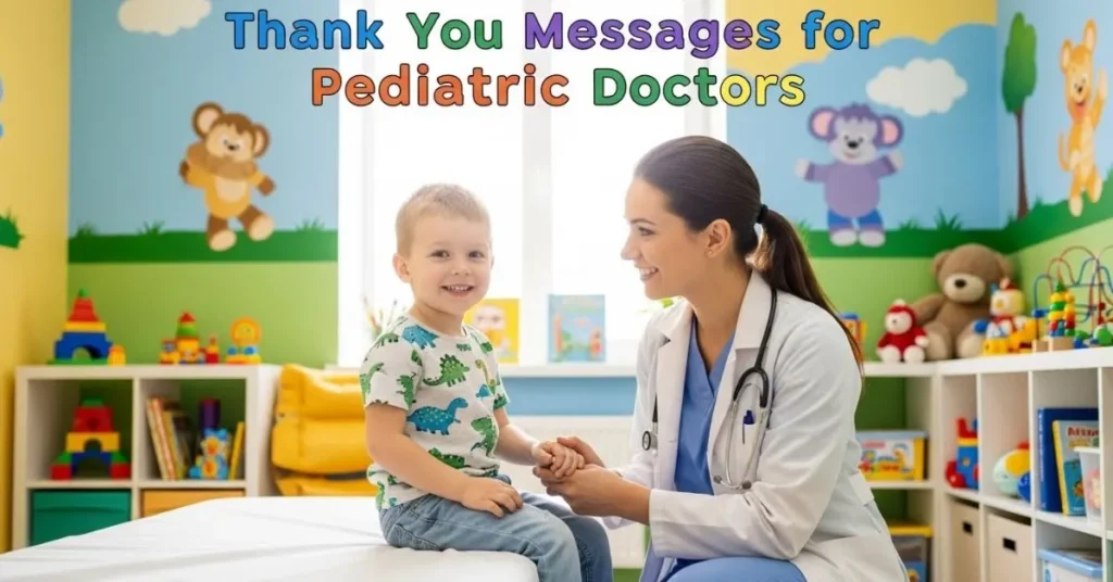 Thank You Messages For Pediatric Doctors