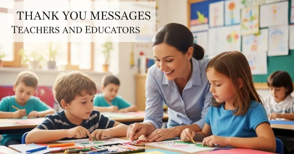 Thank You Messages For Teachers and Educators