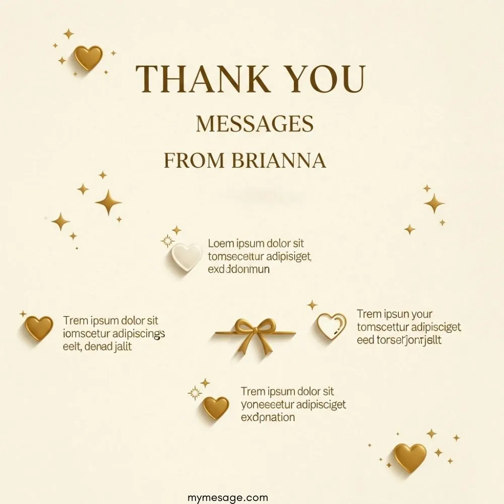 Thank You Messages From Brianna