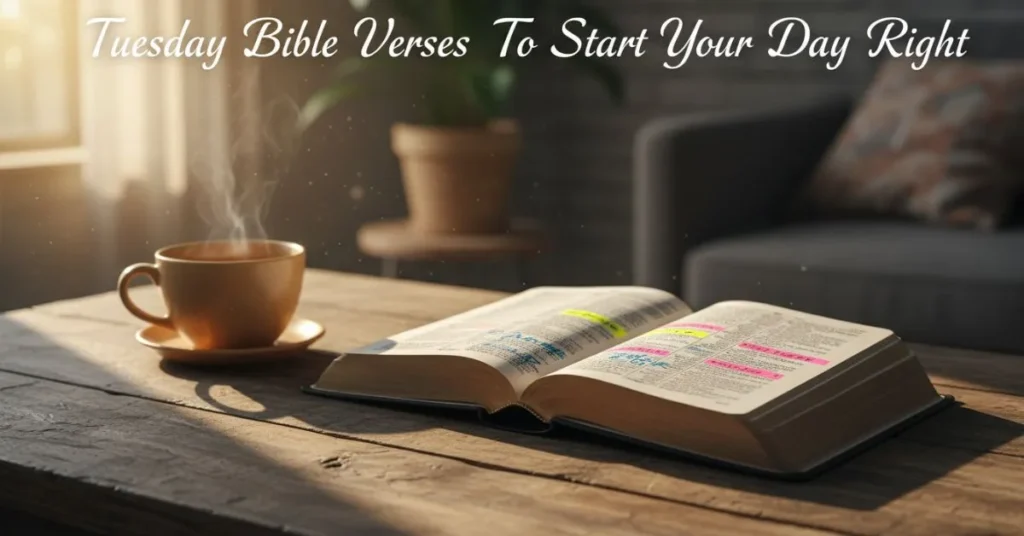 Tuesday Bible Verses To Start Your Day Right