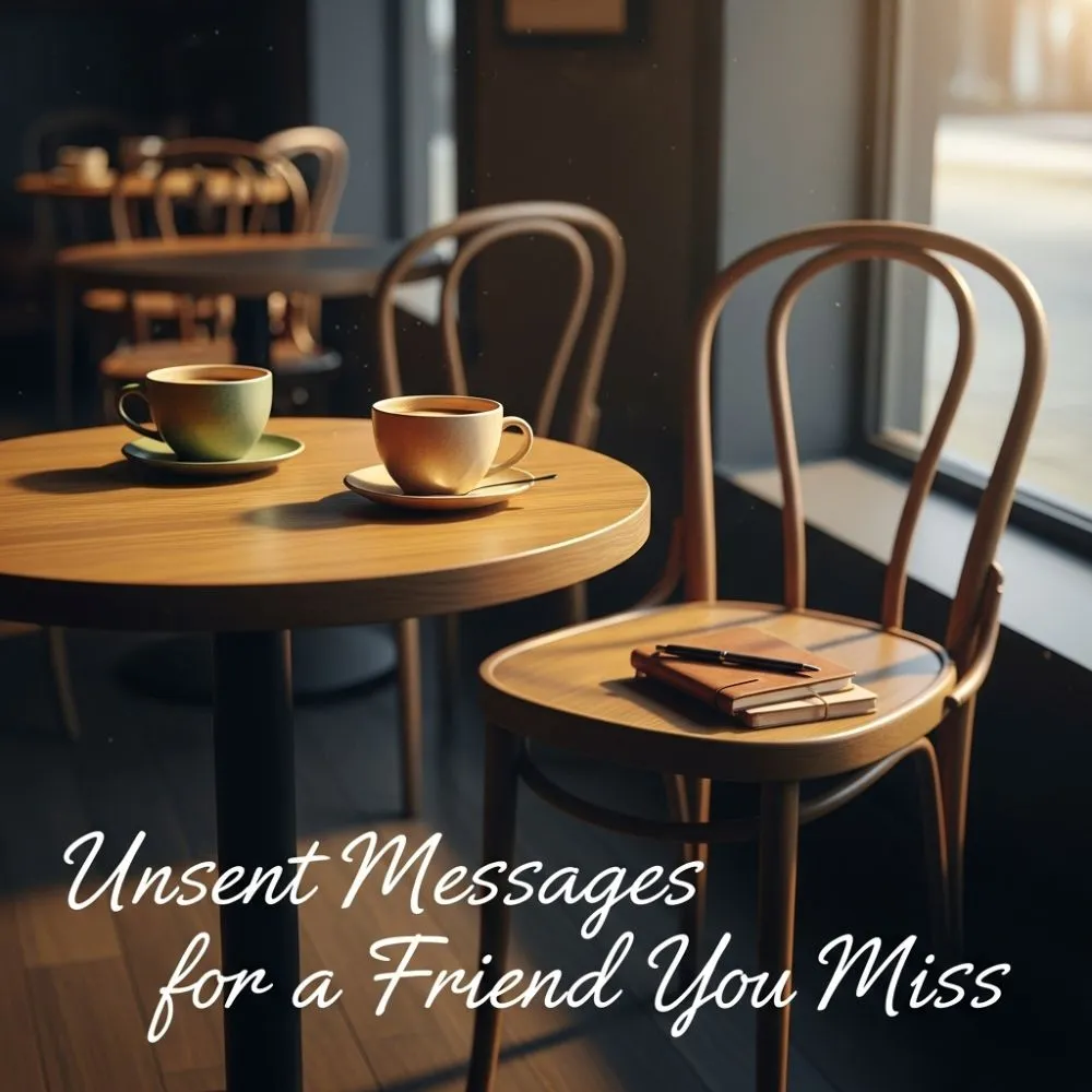 Unsent Messages For a Friend You Miss