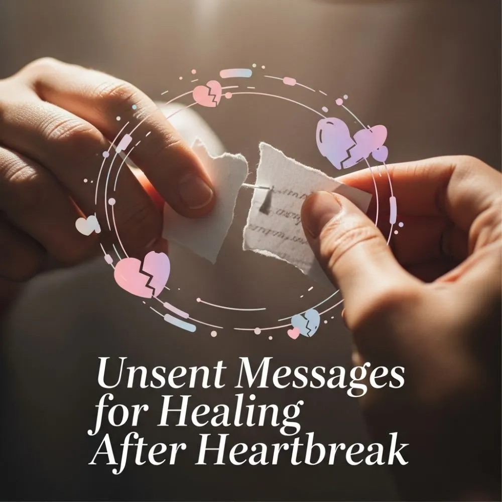  Unsent Messages For Healing After Heartbreak