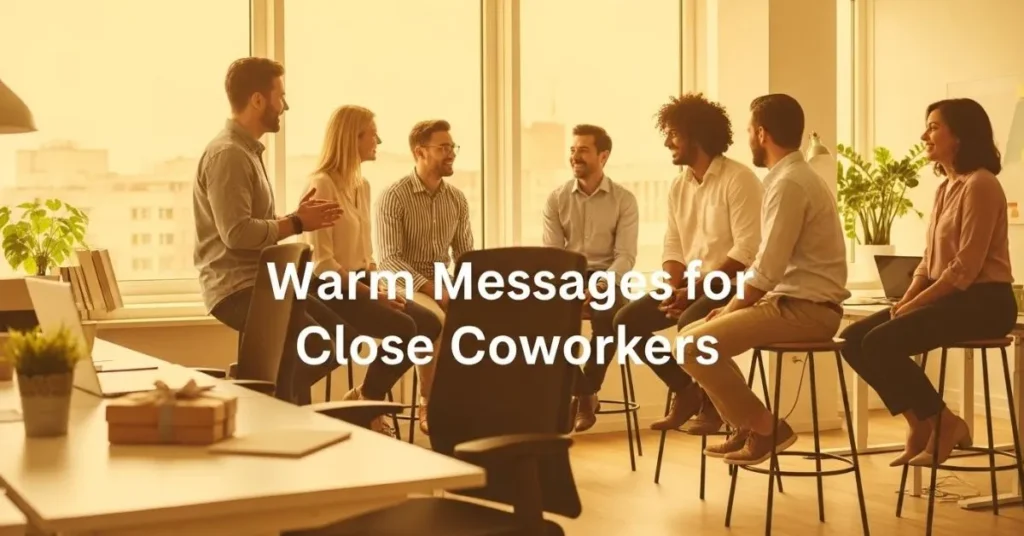 Warm Messages For Close Coworkers