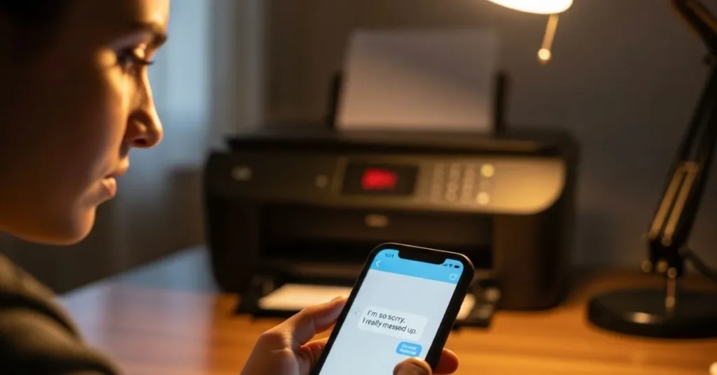  Apologetic [Printer Error Message] Texts