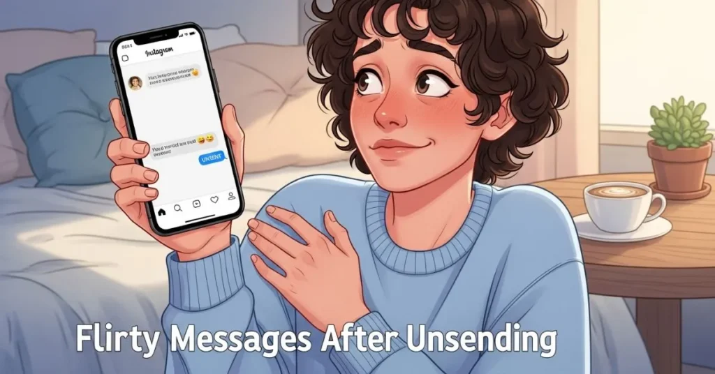 Flirty Messages After Unsending