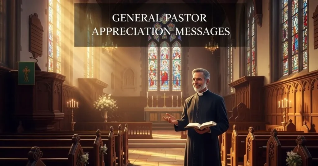 General Pastor Appreciation Messages