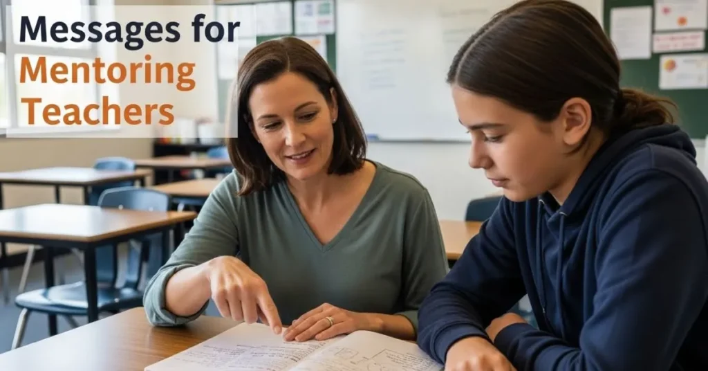 Messages For Mentoring Teachers