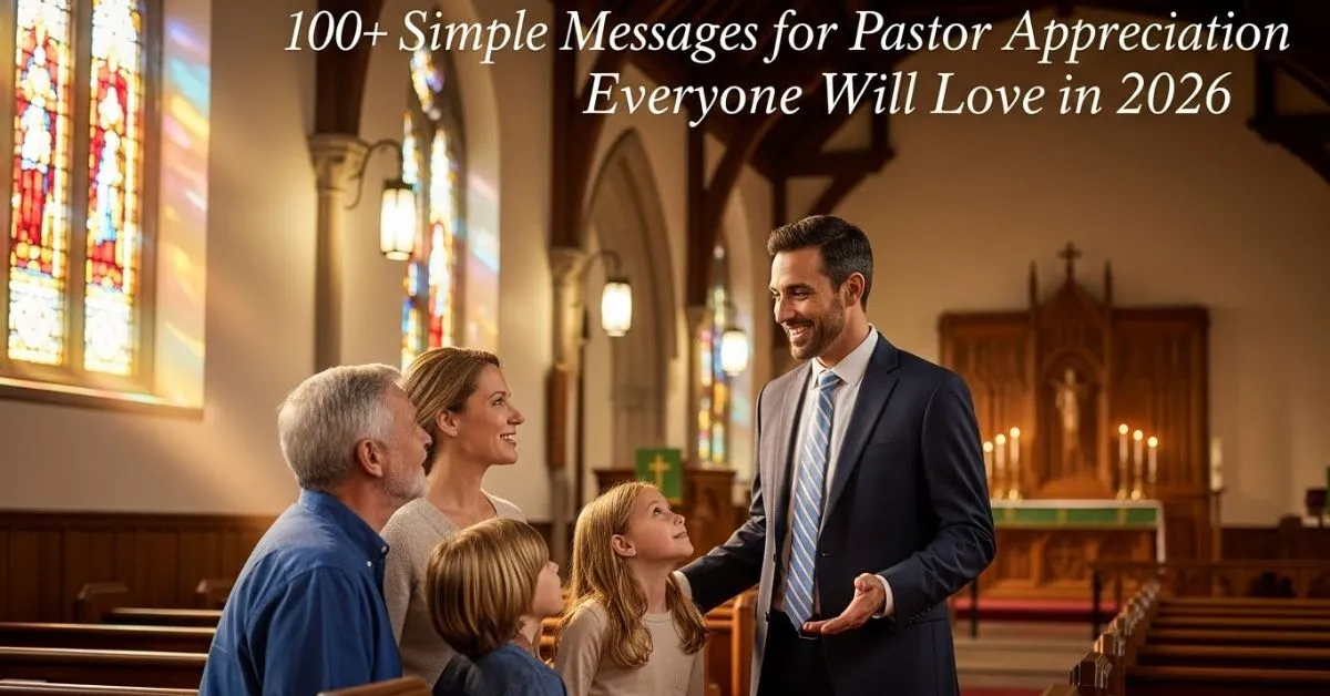 Simple Message For pastor Appreciation