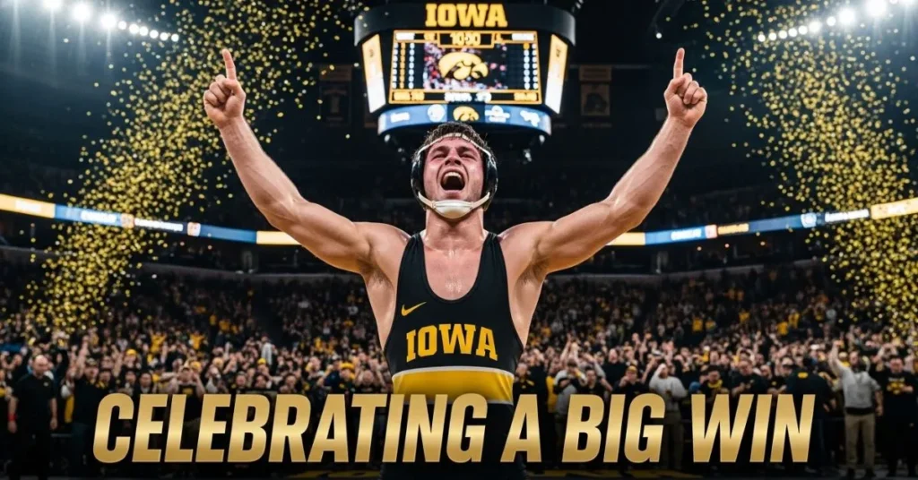 Celebrating a Big Win