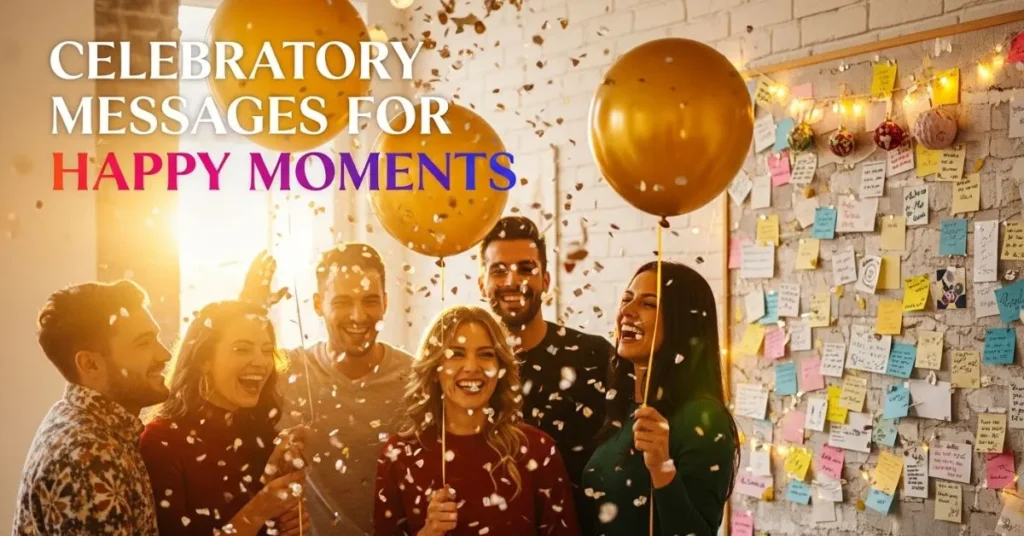 Celebratory Messages For Happy Moments