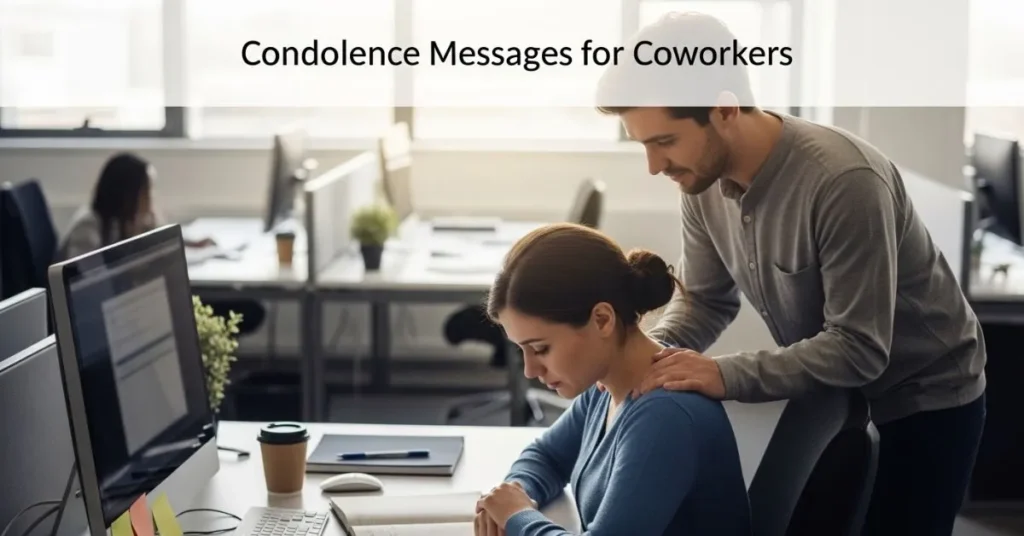 Condolence Messages for Coworkers