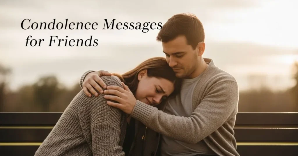 Condolence Messages for Friends