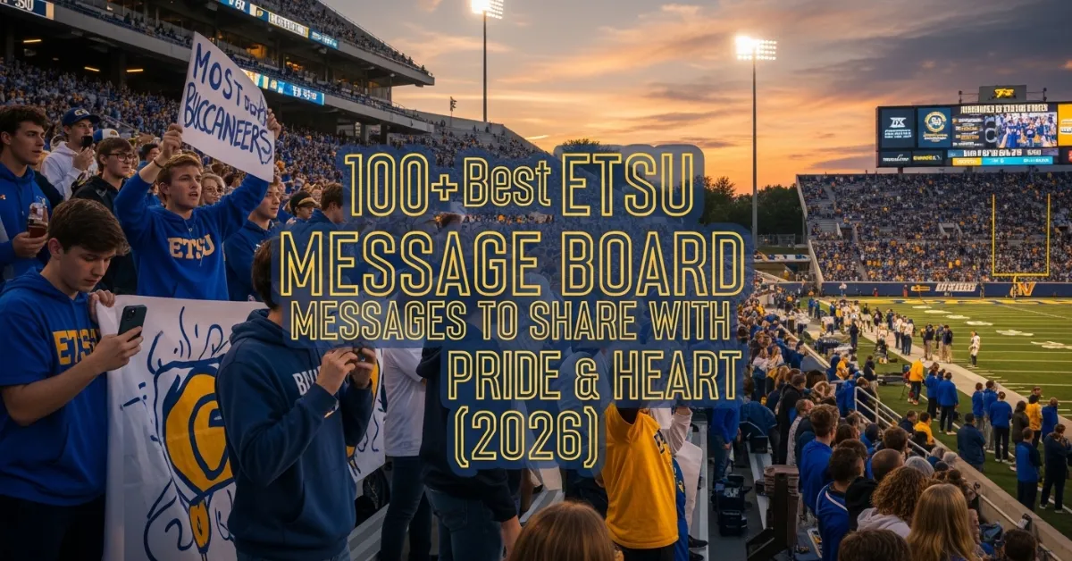 ETSU Message Board