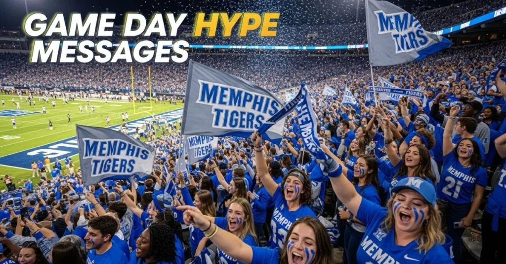 Game Day Hype Messages