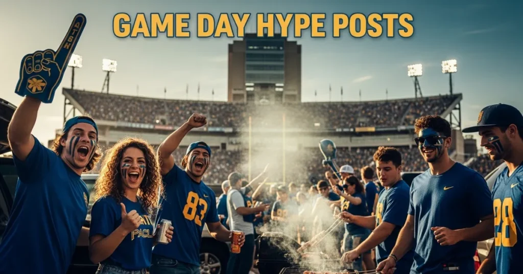 Game Day Hype Posts