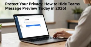 How to Hide Teams Message Preview