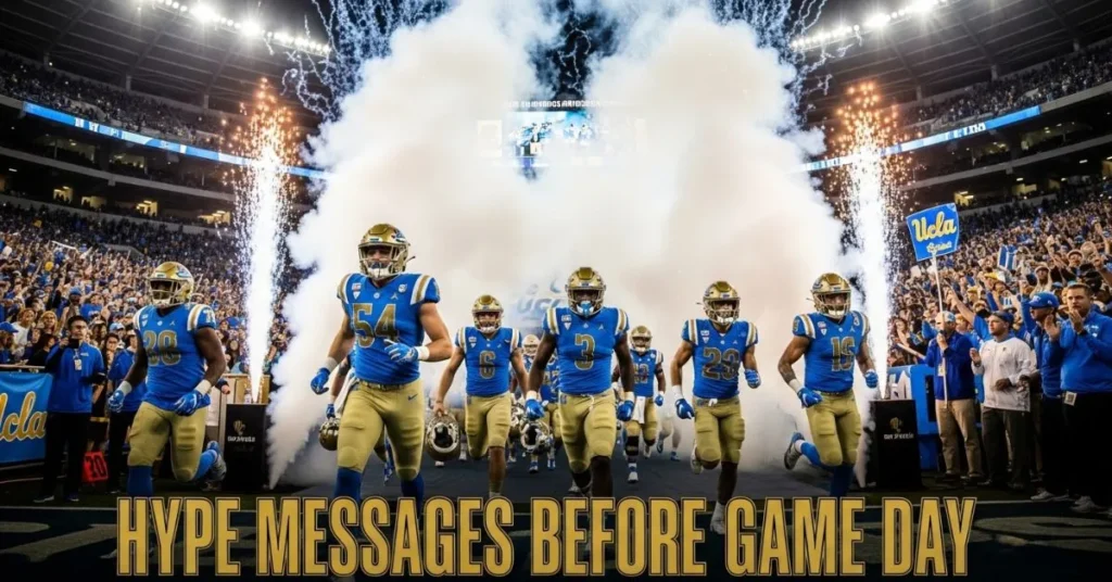 Hype Messages Before Game Day