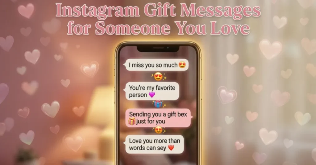 Instagram Gift Messages For Someone You Love