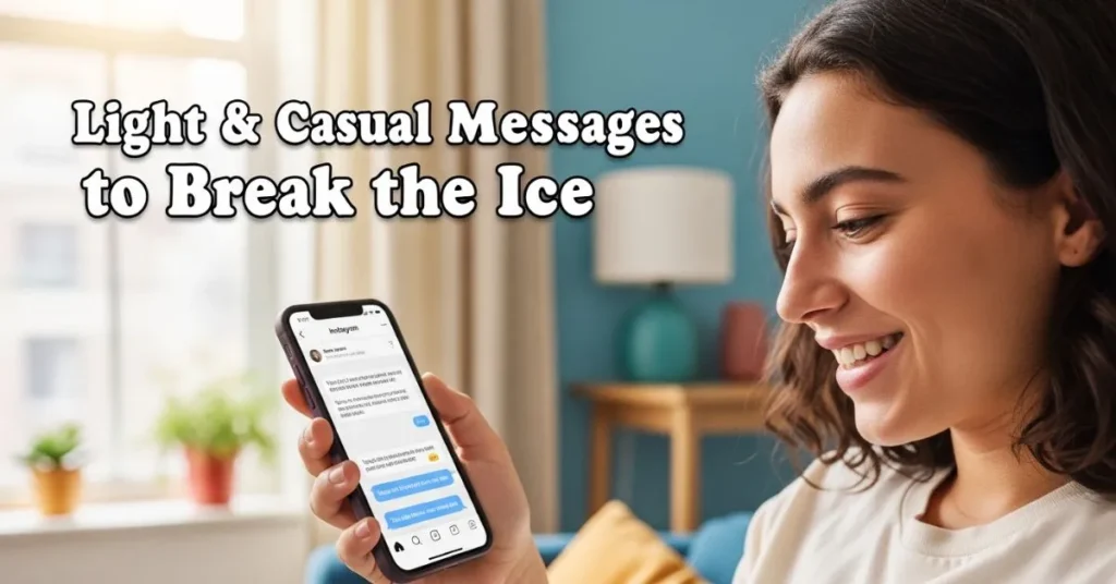 Light & Casual Messages to Break the Ice