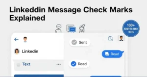 LinkedIn Message Check Mark