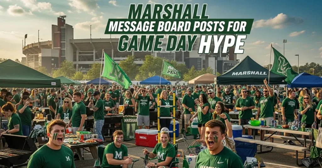 Marshall Message Board Posts for Game Day Hype