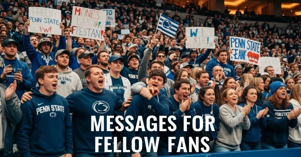 Messages for Fellow Fans