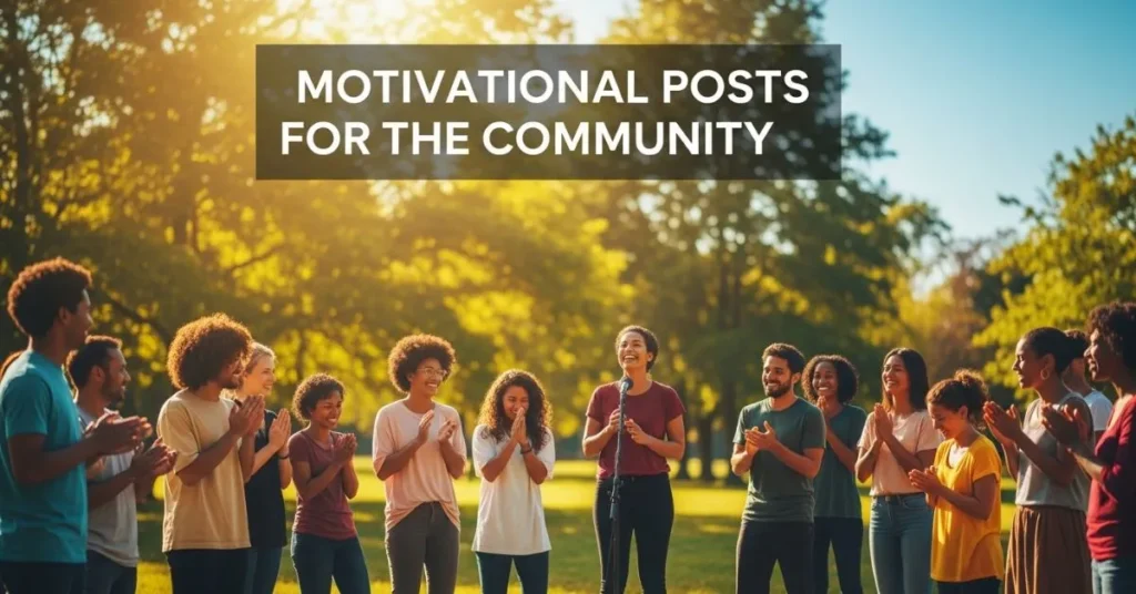  Motivational Posts For the Community