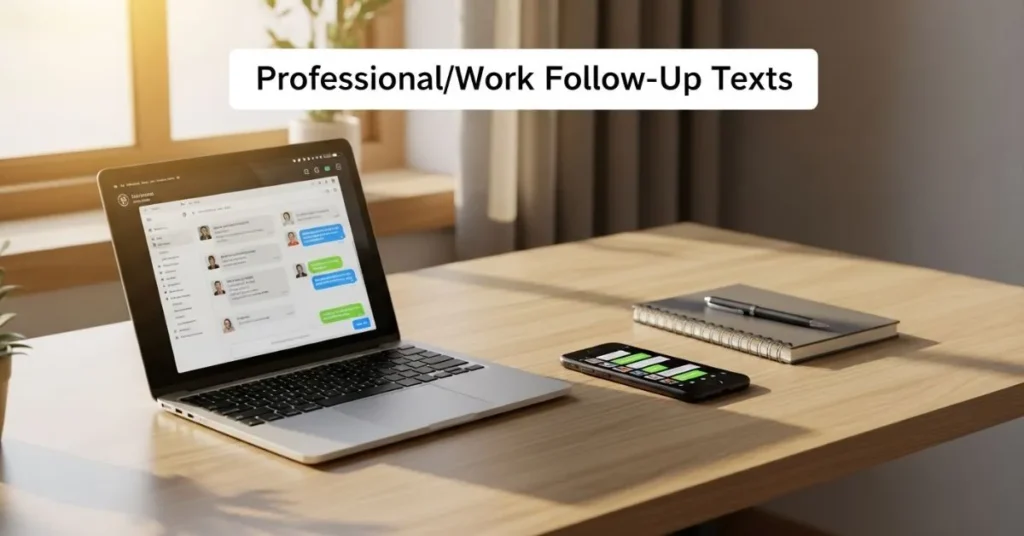 Professional/Work Follow-Up Texts