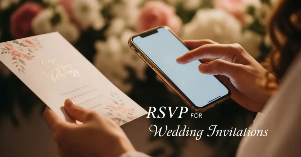 RSVP For Wedding Invitations
