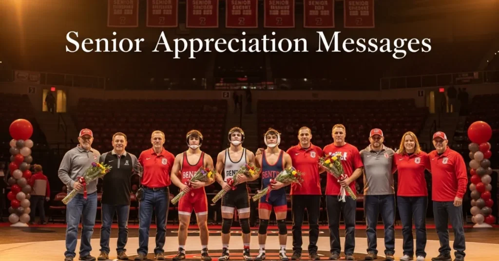 Senior Appreciation Messages