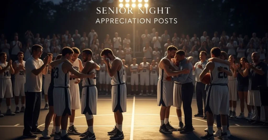 Senior Night Appreciation Posts