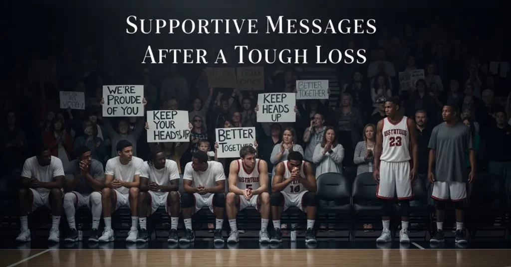 Supportive Messages After a Tough Loss