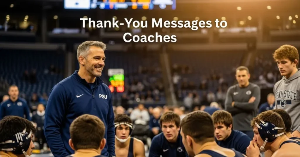 Thank-You Messages to Coaches