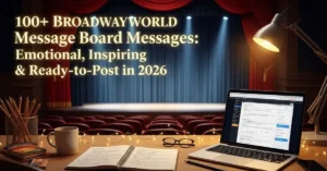 Broadwayworld Message Board