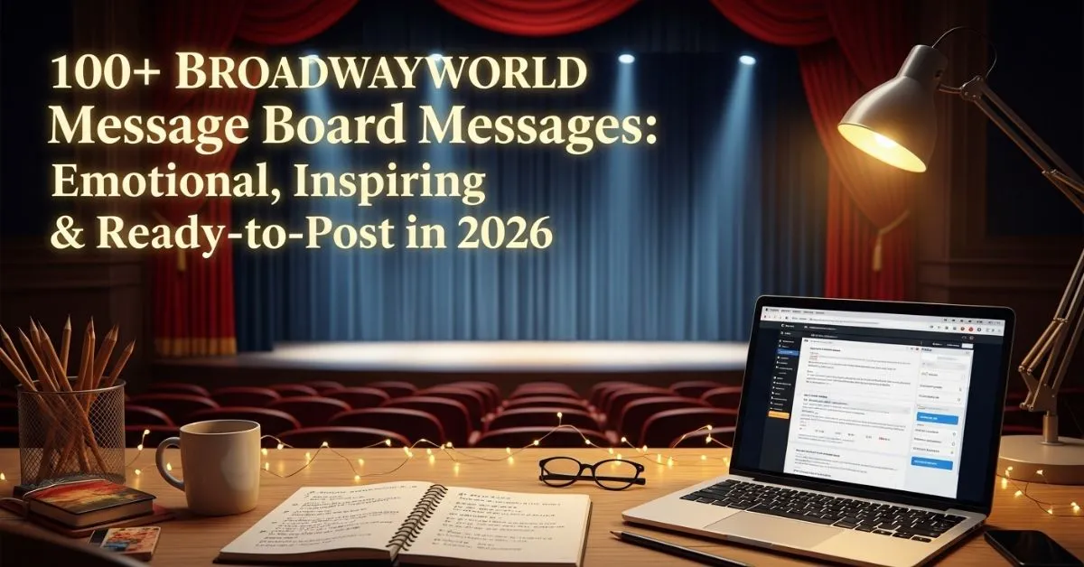 Broadwayworld Message Board