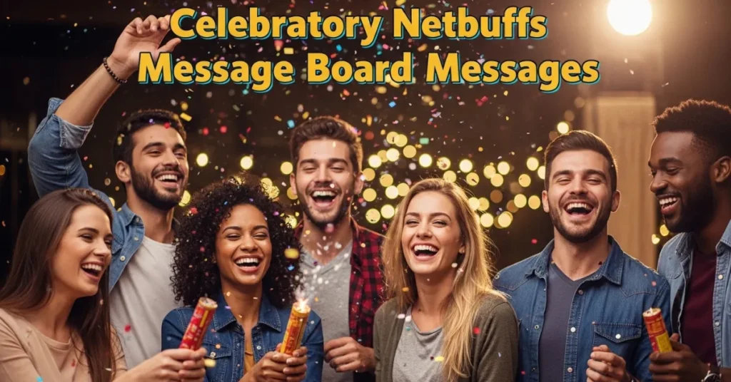 Celebratory Netbuffs Message Board Messages