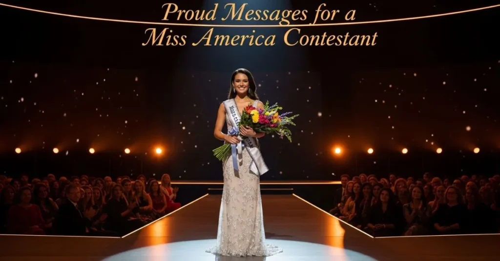 Proud Messages for a Miss America Contestant
