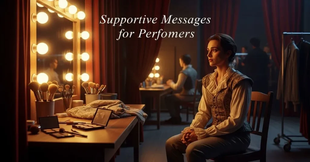 Supportive Messages for Performers